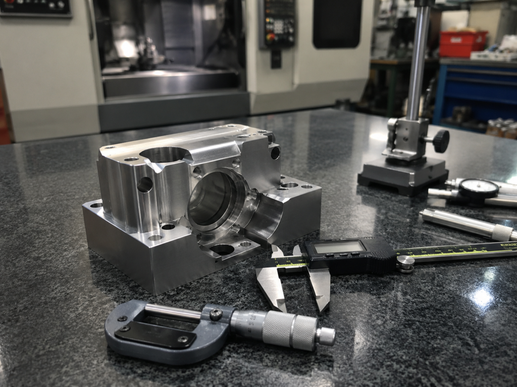 Use micrometer, caliper for measuring parts