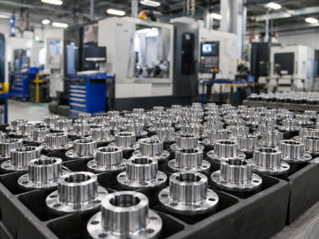 small and medium series manufacturing. Use cnc vertical mill and cnc lathe machine